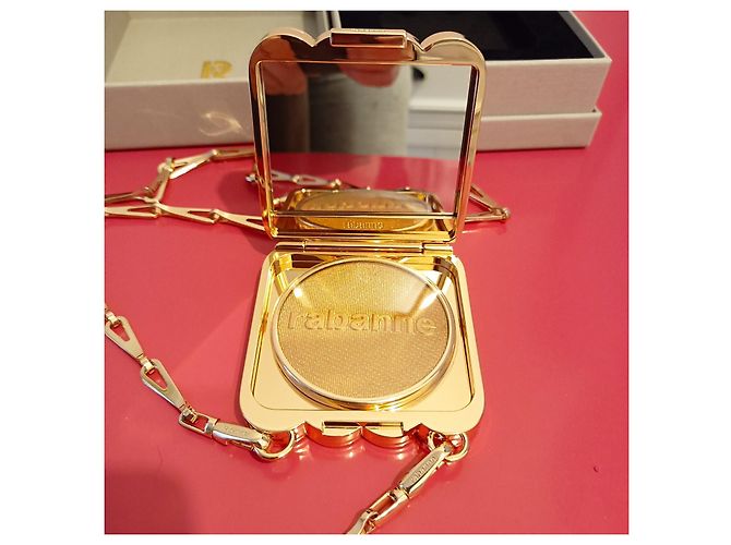 Paco Rabanne Clutch per Trucco Minaudière 1969 D'oro - vista 8