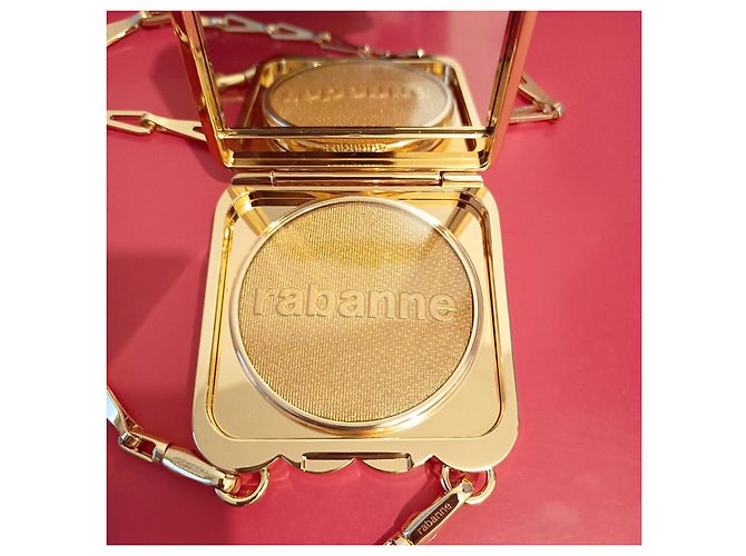 Paco Rabanne Clutch per Trucco Minaudière 1969 D'oro - vista 9