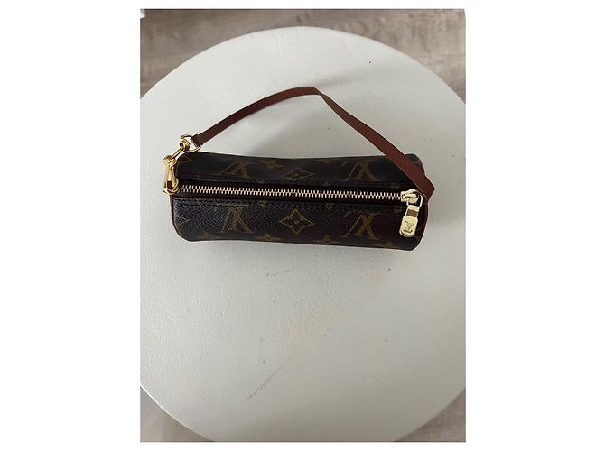 Louis Vuitton Papillon 15 mini Marrone - vista 4