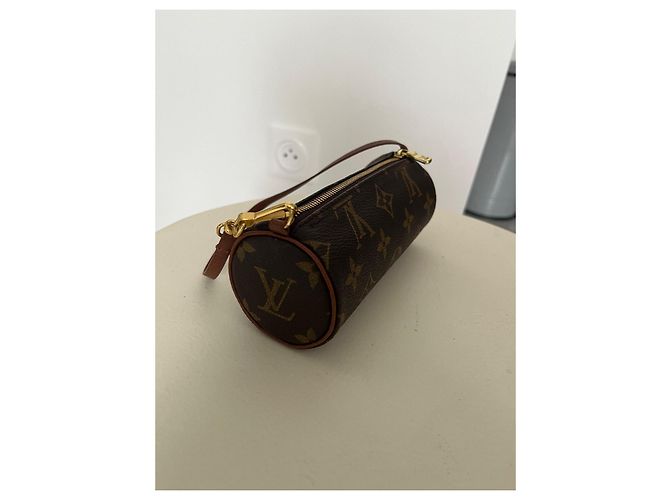 Louis Vuitton Papillon 15 mini Marrone - vista 5