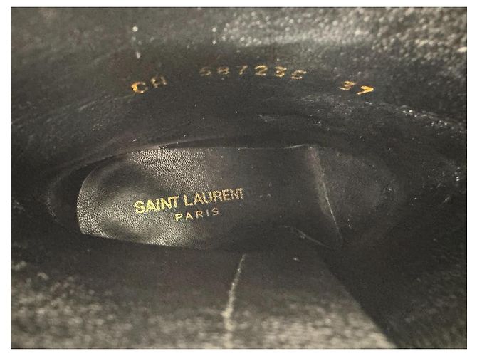 Botas Kiki Saint Laurent Negras Talla 37 Negro - vista 6