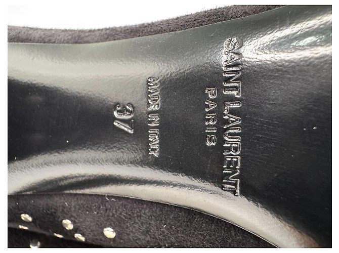 Botas Kiki Saint Laurent Negras Talla 37 Negro - vista 9