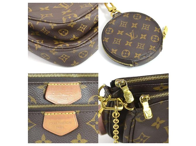Louis Vuitton Multi Pochette Accessori Marrone - vista 4