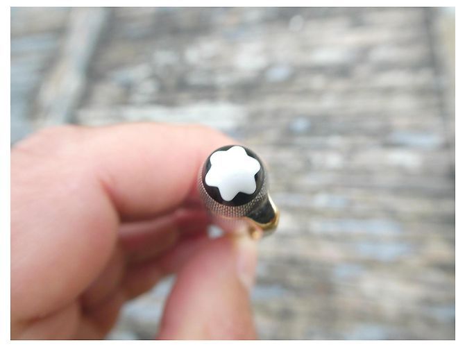 Penna a sfera Montblanc in argento 925 con scatola Silver hardware - vista 11