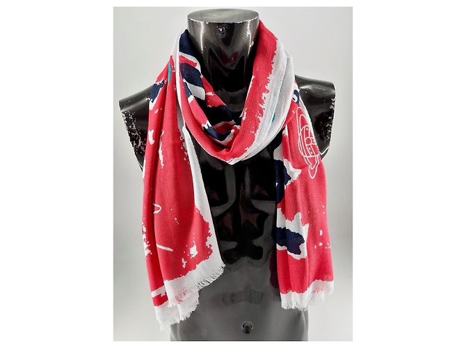 Stola Vivienne Westwood in seta modal e viscosa Multicolore - vista 6