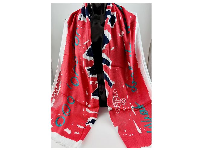 Stola Vivienne Westwood in seta modal e viscosa Multicolore - vista 7