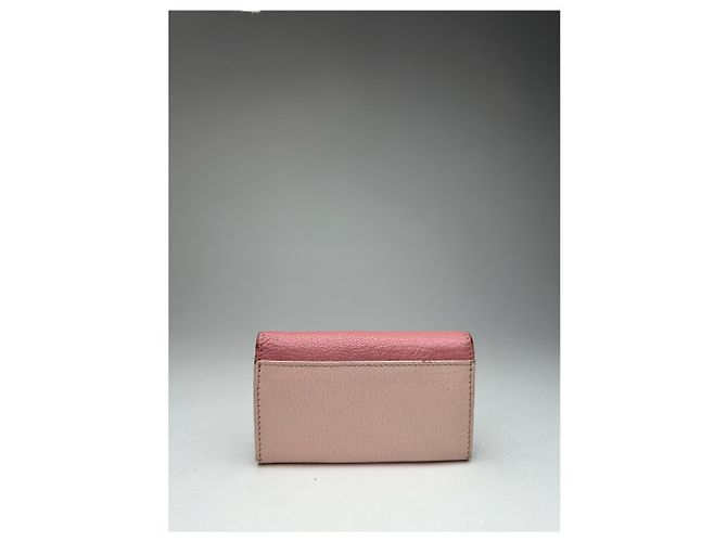 Vintage miu Miu Leather Key Holder Pink - view 15