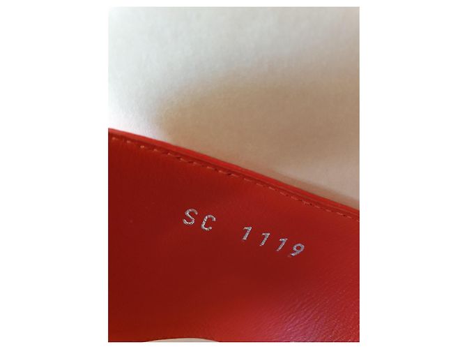 Sofia Coppola Louis Vuitton Escale Palma Infradito Piatto Rosso - vista 2