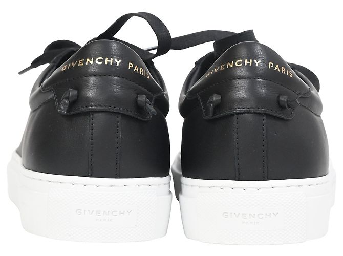 Baskets basses Givenchy Urban Street en cuir noir - vue 3