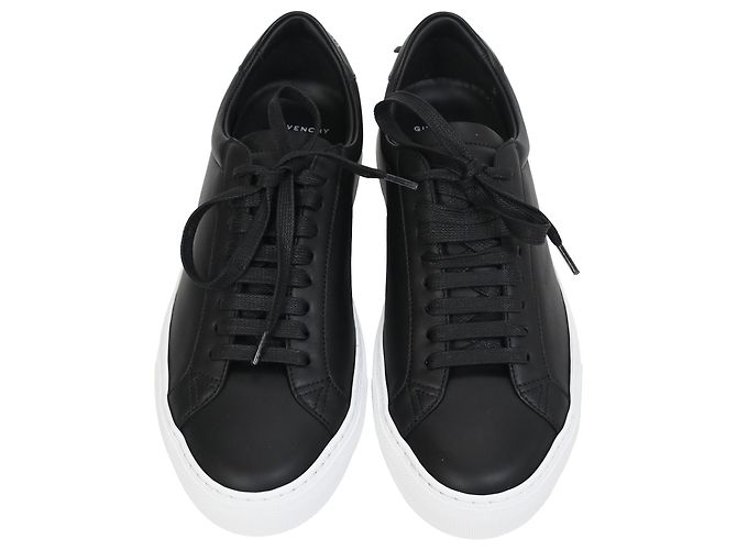 Baskets basses Givenchy Urban Street en cuir noir - vue 5