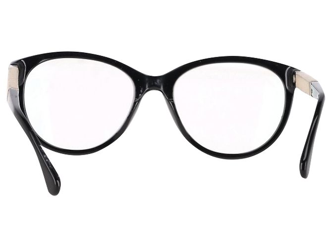 Timeless Occhiali Chanel Farfalla in Acetato Nero - vista 3