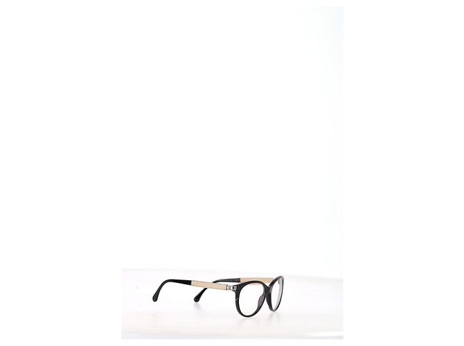 Timeless Occhiali Chanel Farfalla in Acetato Nero - vista 5