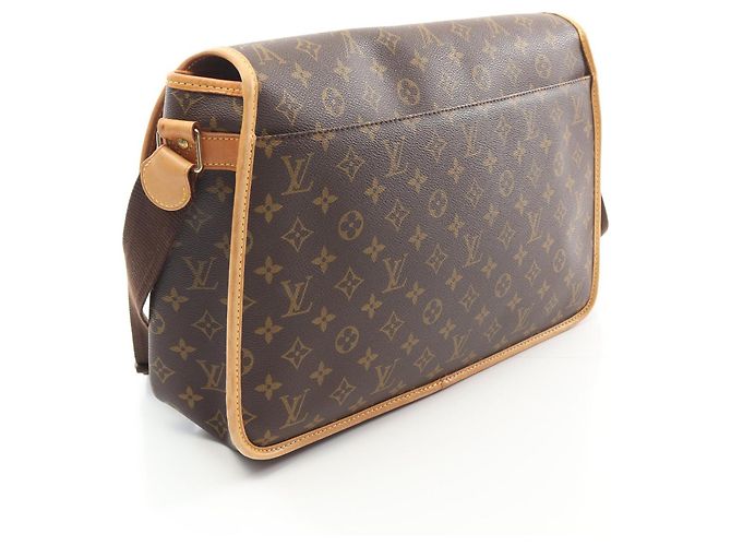 Borsa a Spalla Gibeciere GM Monogramma Louis Vuitton M42249 Marrone - vista 2