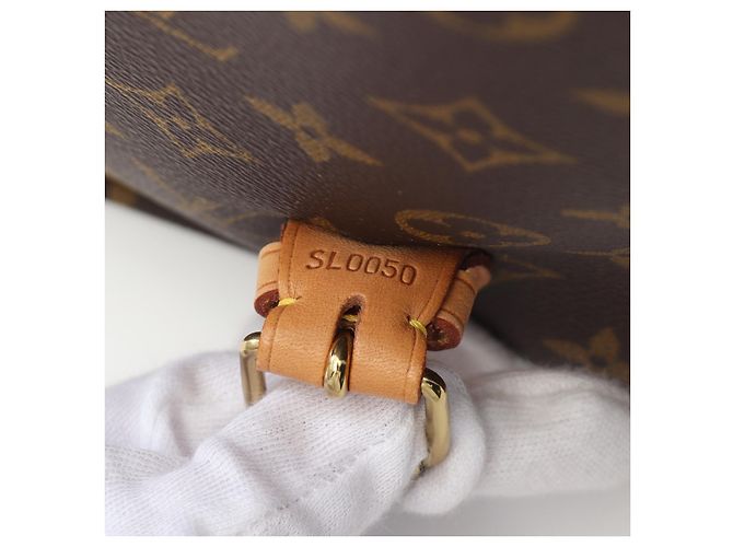 Borsa a Spalla Gibeciere GM Monogramma Louis Vuitton M42249 Marrone - vista 5