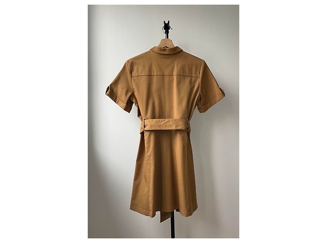 Sézane - Abito camicia con cintura in cotone - vista 3