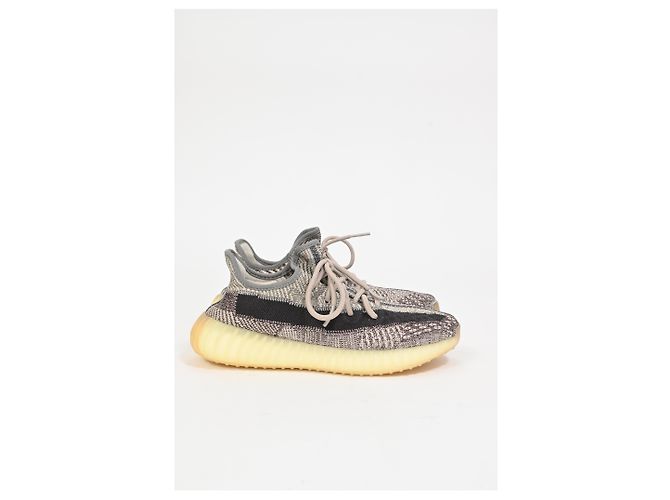 Sneakers Adidas x Yeezy Boost 350 V2 in cotone Zyon Grigio - vista 10