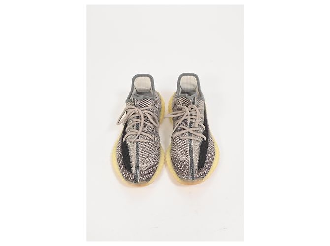 Sneakers Adidas x Yeezy Boost 350 V2 in cotone Zyon Grigio - vista 14