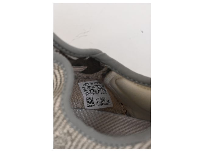 Sneakers Adidas x Yeezy Boost 350 V2 in cotone Zyon Grigio - vista 18