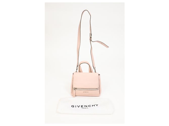 Borsa Pandora Pure Small di Givenchy in pelle rosa Marrone - vista 30