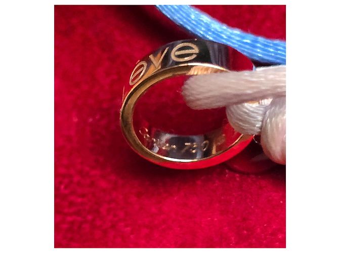 Pulsera Cartier Love de oro con cordón de seda. Dorado - vista 4