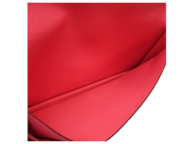 Hermès Cartera Larga Hermes Bearn Soufflet Rosa - vista 7