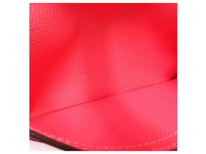 Hermès Cartera Larga Hermes Bearn Soufflet Rosa - vista 9