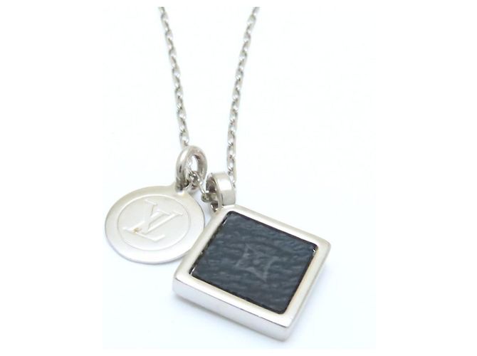 Collana Louis Vuitton Fragment Argento - vista 4