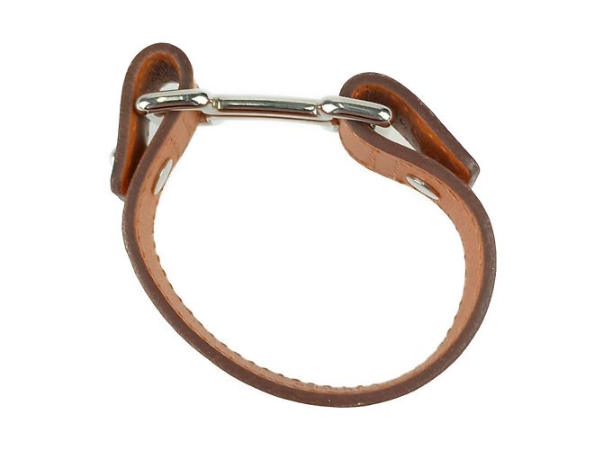 Pulsera de cuero naranja Swift de Hermès - vista 4