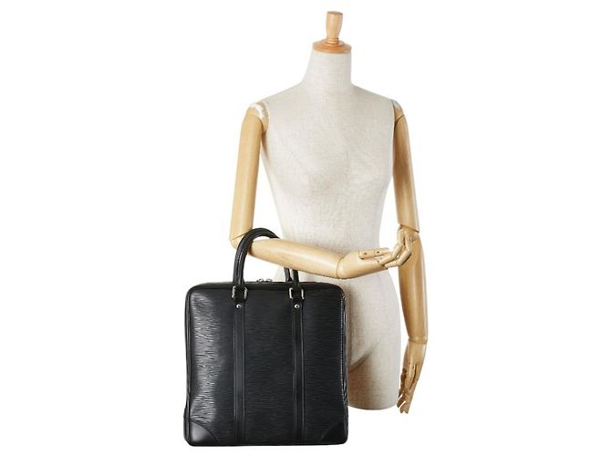 Borsa Louis Vuitton Epi Vivienne MM Nero - vista 7