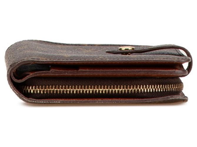 Billetera bi-fold Porte Papier Monogram Louis Vuitton Castaño - vista 3