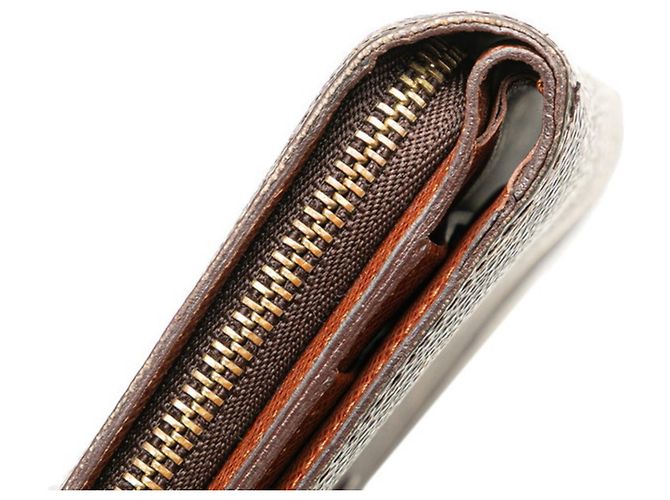 Billetera bi-fold Porte Papier Monogram Louis Vuitton Castaño - vista 4