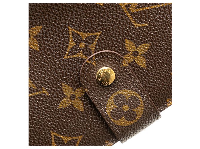 Billetera bi-fold Porte Papier Monogram Louis Vuitton Castaño - vista 6