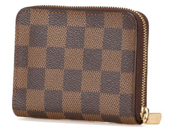 Monedero Zippy Damier Louis Vuitton Castaño - vista 2