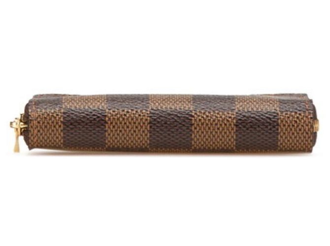 Monedero Zippy Damier Louis Vuitton Castaño - vista 3
