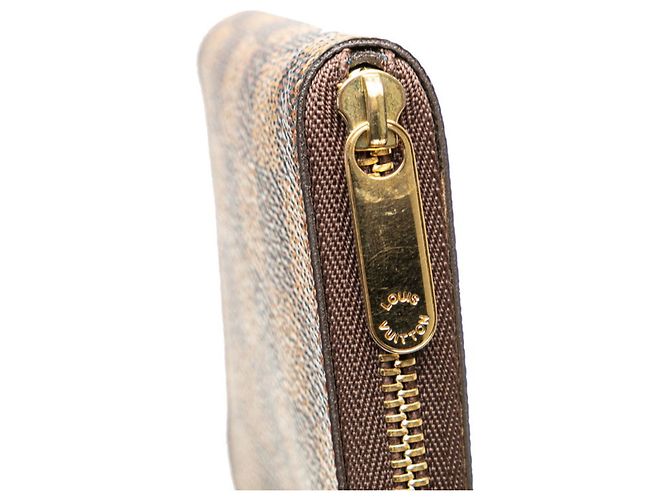 Monedero Zippy Damier Louis Vuitton Castaño - vista 5