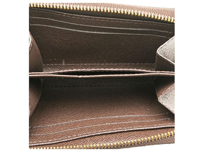 Monedero Zippy Damier Louis Vuitton Castaño - vista 6