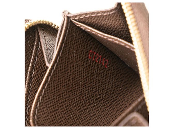 Monedero Zippy Damier Louis Vuitton Castaño - vista 8