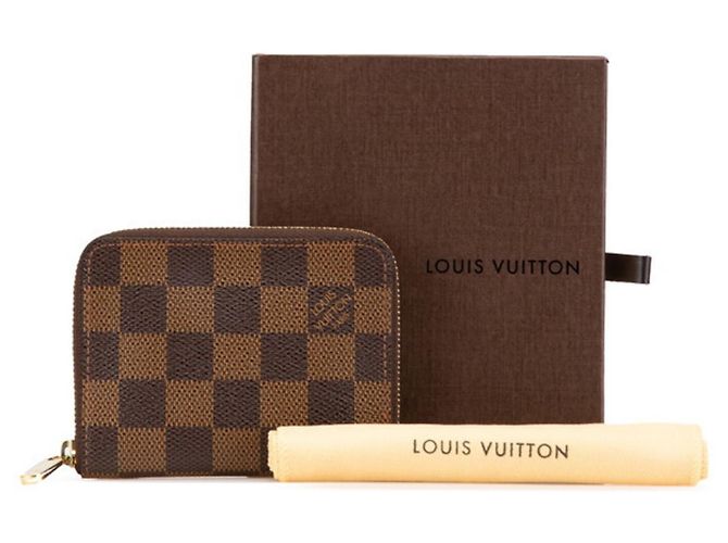 Monedero Zippy Damier Louis Vuitton Castaño - vista 9