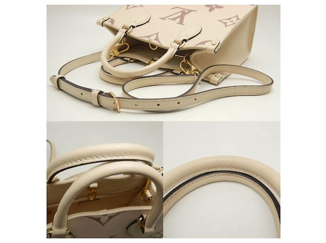 Bicolor Monogram Empreinte Tote Bag von Louis Vuitton Roh - Ansicht 4