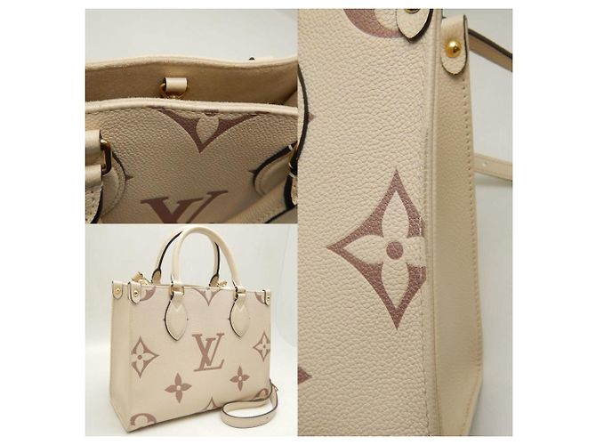 Bicolor Monogram Empreinte Tote Bag von Louis Vuitton Roh - Ansicht 5
