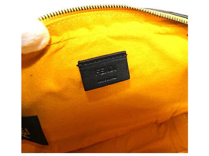 Fendi Leder Pochette Schultertasche Rot Blau Gelb - Ansicht 5