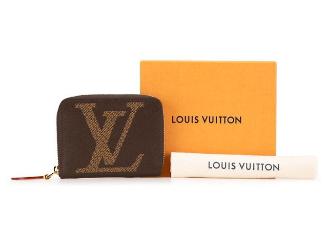 Monedero Zippy Monogram Gigante Louis Vuitton Castaño - vista 8