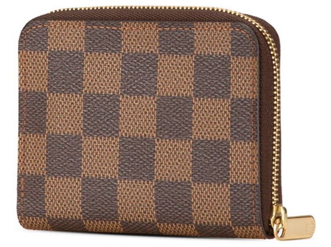 Monedero Zippy Damier Louis Vuitton Castaño - vista 2