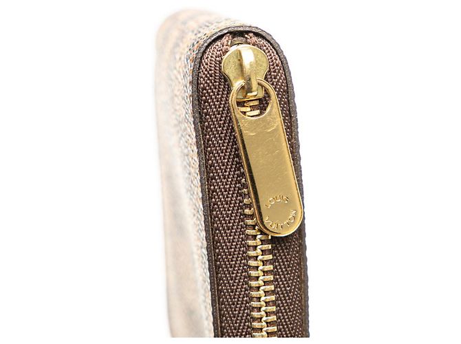 Monedero Zippy Damier Louis Vuitton Castaño - vista 4