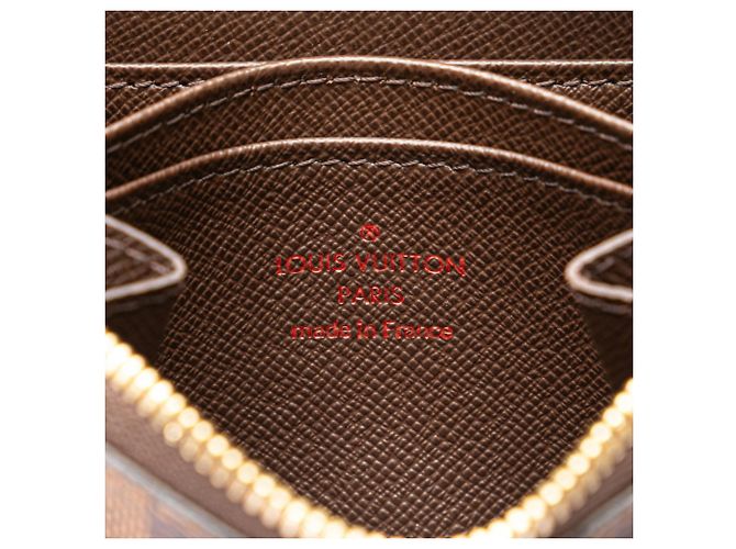 Monedero Zippy Damier Louis Vuitton Castaño - vista 6