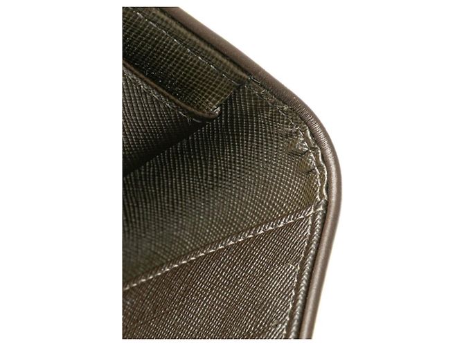 Cartera Larga Internacional Minilan Monograma Louis Vuitton Castaño Verde - vista 5