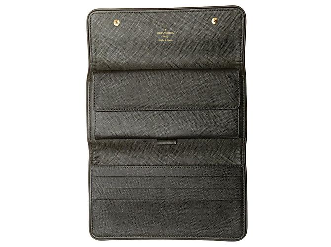 Cartera Larga Internacional Minilan Monograma Louis Vuitton Castaño Verde - vista 6