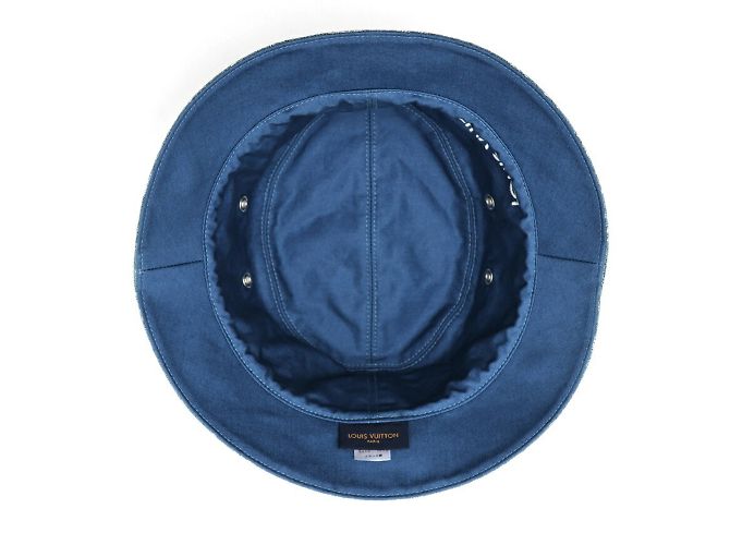 Louis Vuitton Denim blauer Bucket Hat - Ansicht 6