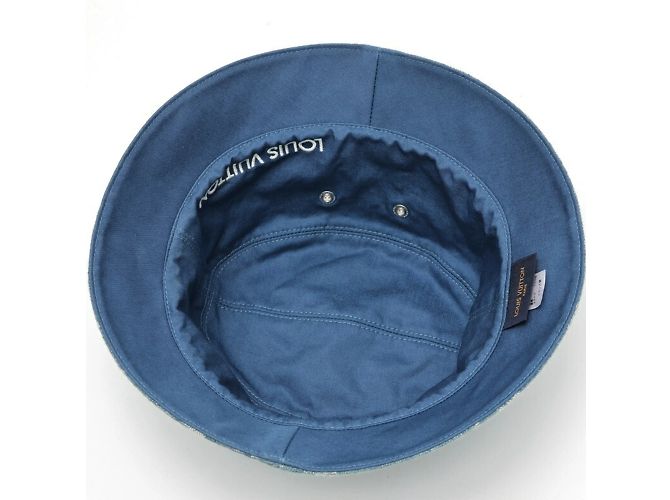 Louis Vuitton Denim blauer Bucket Hat - Ansicht 7