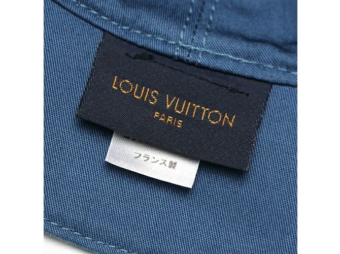 Louis Vuitton Denim blauer Bucket Hat - Ansicht 8